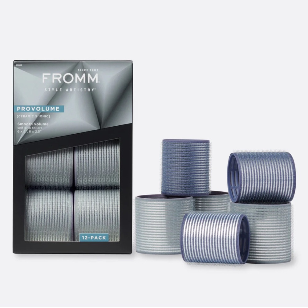 Fromm Provolume Ceramic Hair Rollers - 12 Pack